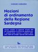 Nozioni di ordinamento della Regione Sardegna Manuali