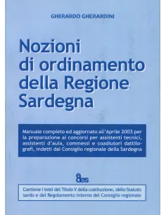 Nozioni di ordinamento della Regione Sardegna