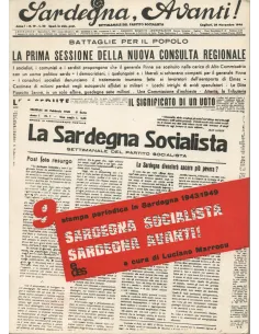 La Sardegna Socialista. Sardegna, Avanti!