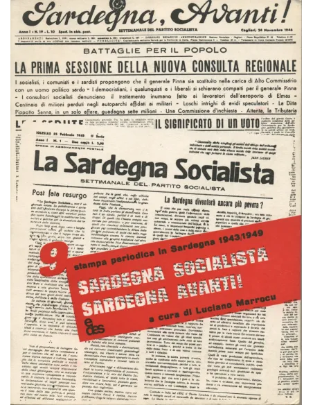 La Sardegna Socialista. Sardegna, Avanti!