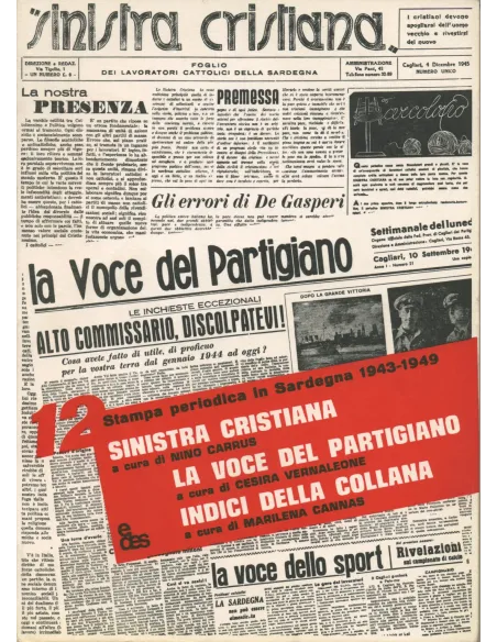 Sinistra Cristiana. La voce del Partigiano