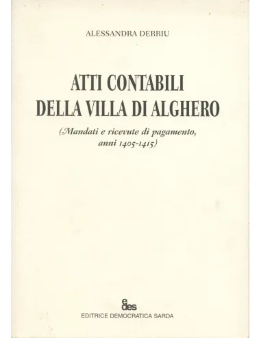 Atti contabili della villa di Alghero