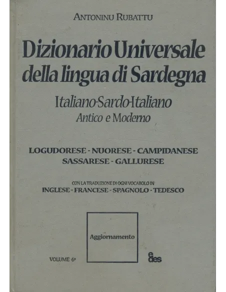 Dizionario Universale della lingua di Sardegna (Aggiornamento)