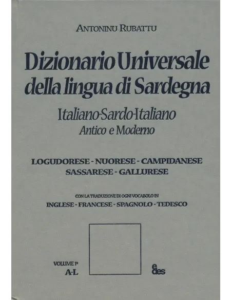 Dizionario Universale della lingua di Sardegna