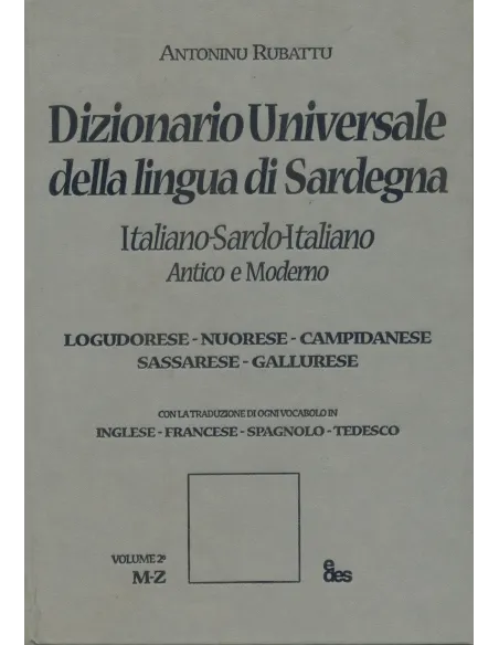 Dizionario Universale della lingua di Sardegna