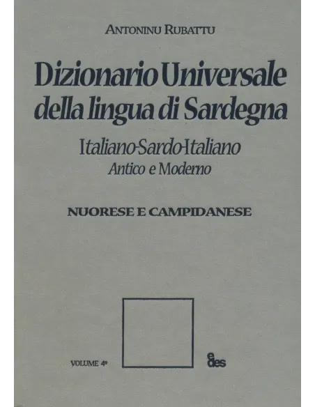 Dizionario Universale della lingua di Sardegna