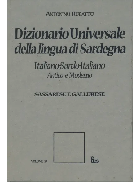 Dizionario Universale della lingua di Sardegna