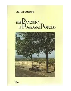 Una panchina in piazza del Popolo